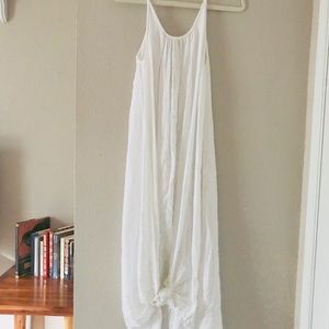 White Beach Dress/ Cover Up